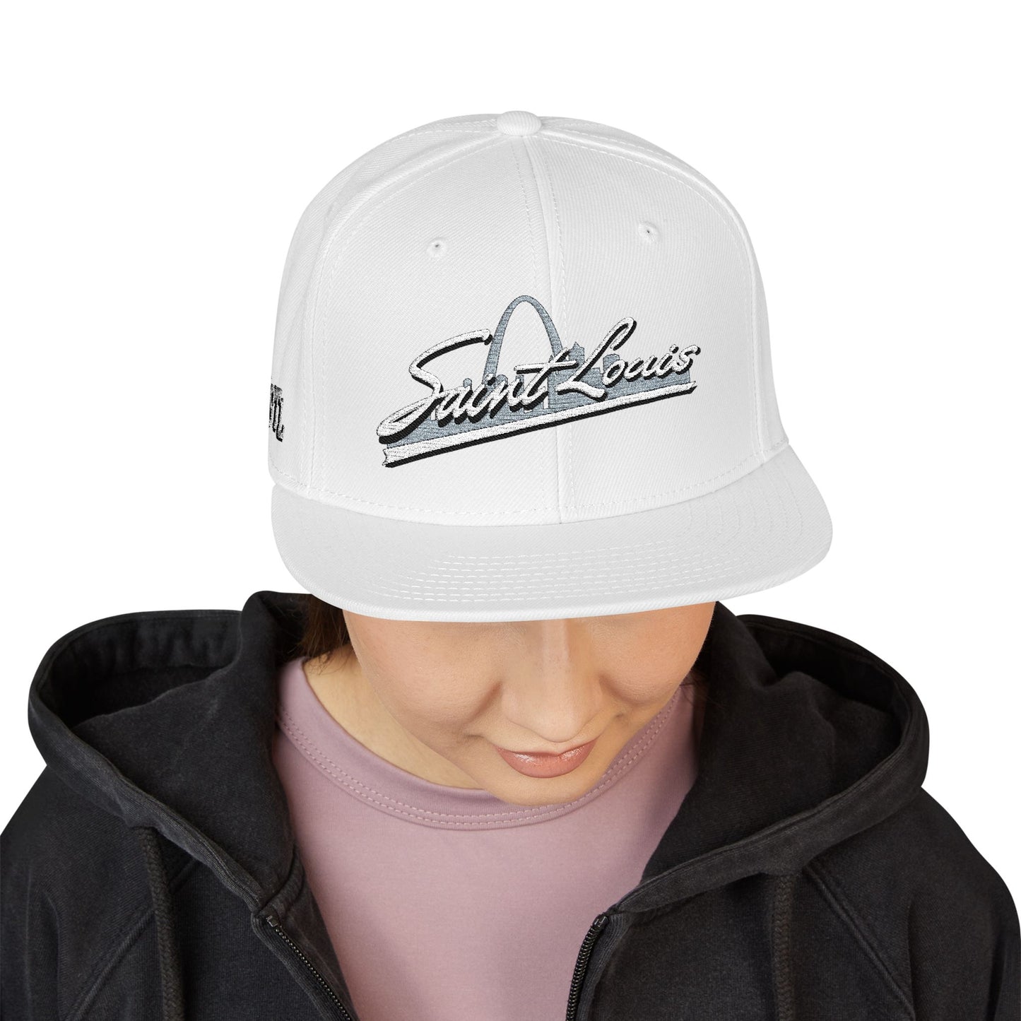 Snapback (Embroidery)-Saint Louis Logo Printify