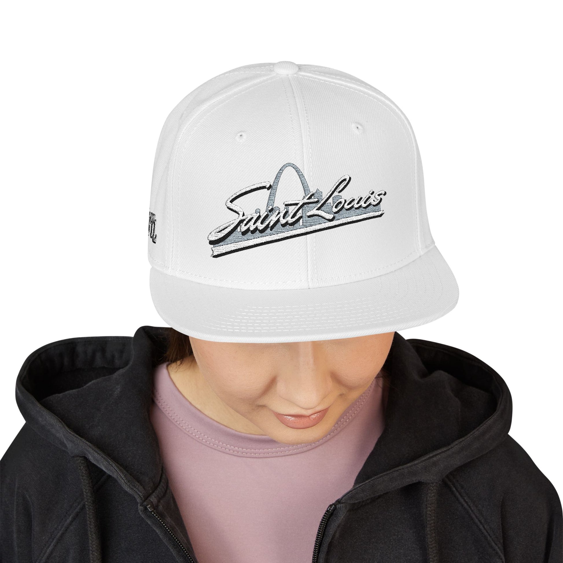 Snapback (Embroidery)-Saint Louis Logo Printify