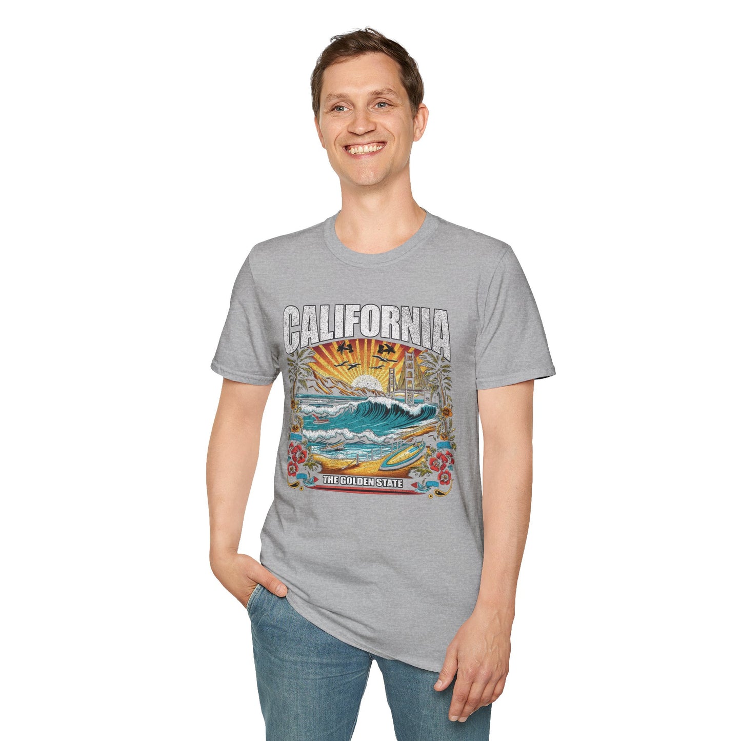 California The Golden State Graphic Tee