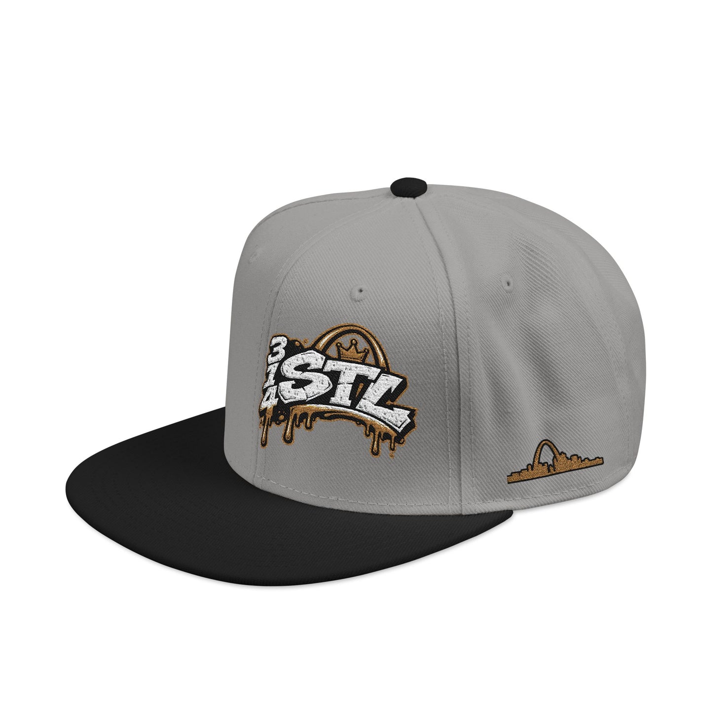 Snapback Hat — STL Drip Embroidered Baseball Cap
