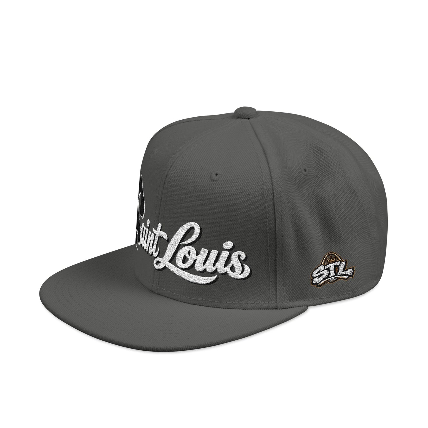 Embroidered 'Saint Louis' Snapback Hat