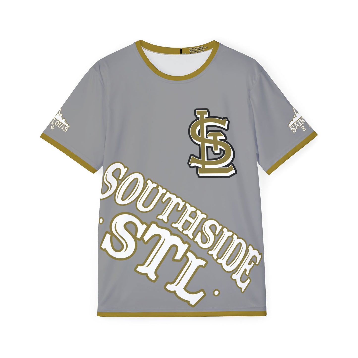 Southside STL All Over Print Sport Jersey (Grey)– Gold Skyline Edition