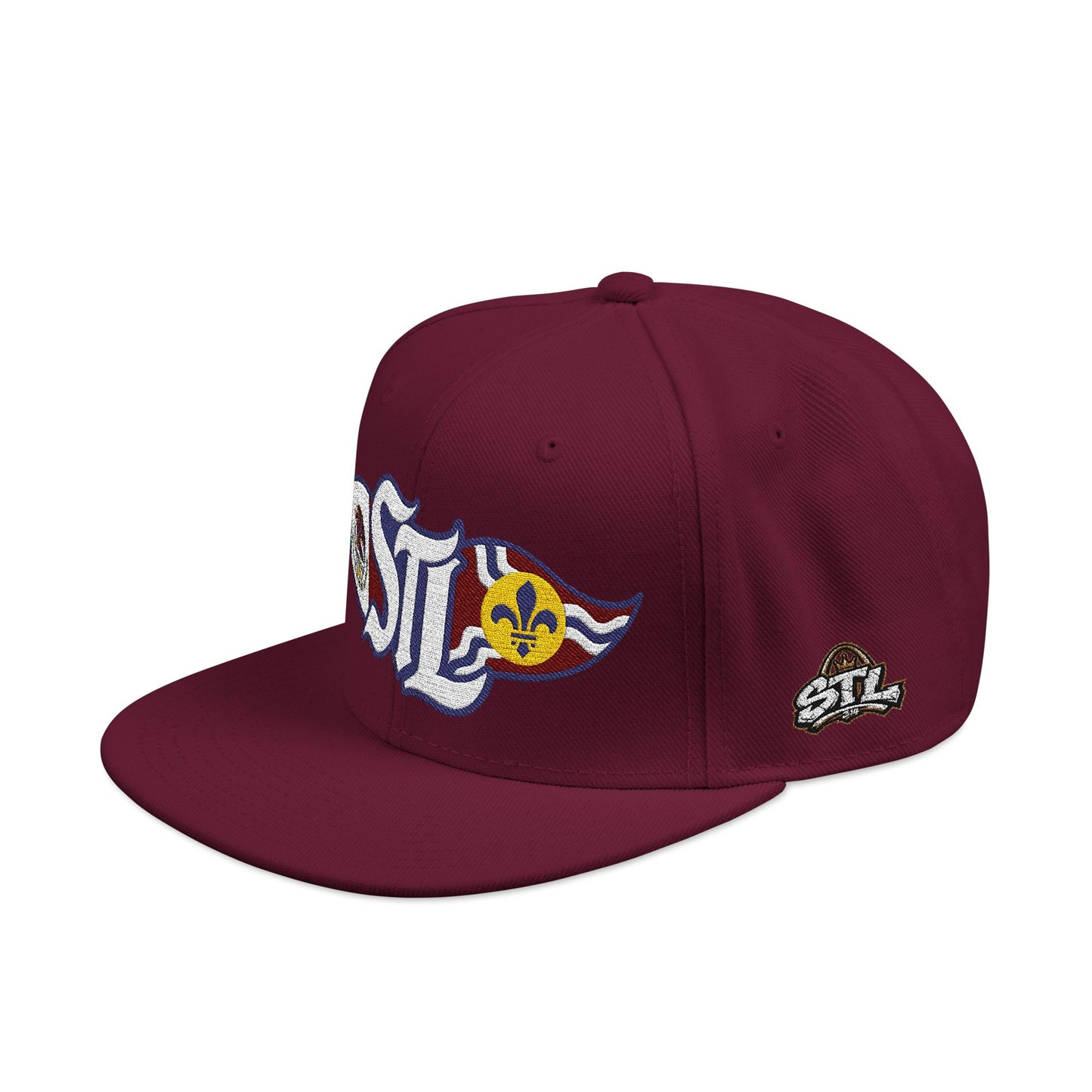 STL Logo Hat | Otto 125‑978 | Mexico Flag & St. Louis Flag | Embroidered Baseball Cap | Local Pride Apparel
