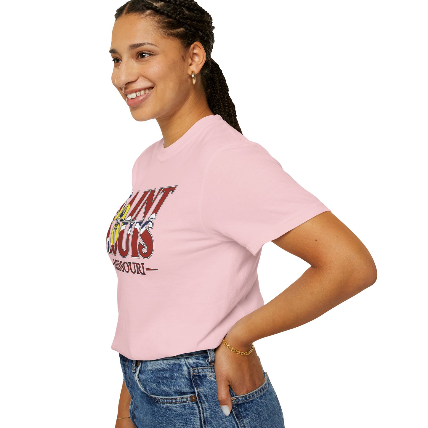 Saint Louis Missouri T-Shirt — Vintage St. Louis Flag Graphic Tee