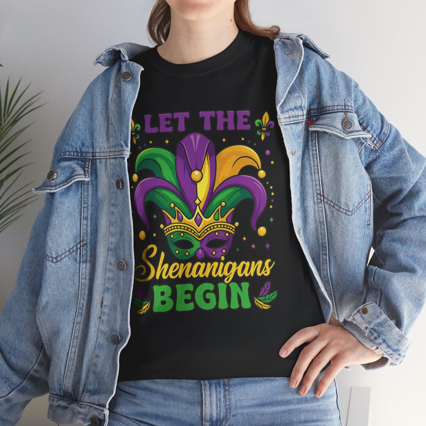 Mardi Gras 'Let The Shenanigans Begin' T-Shirt