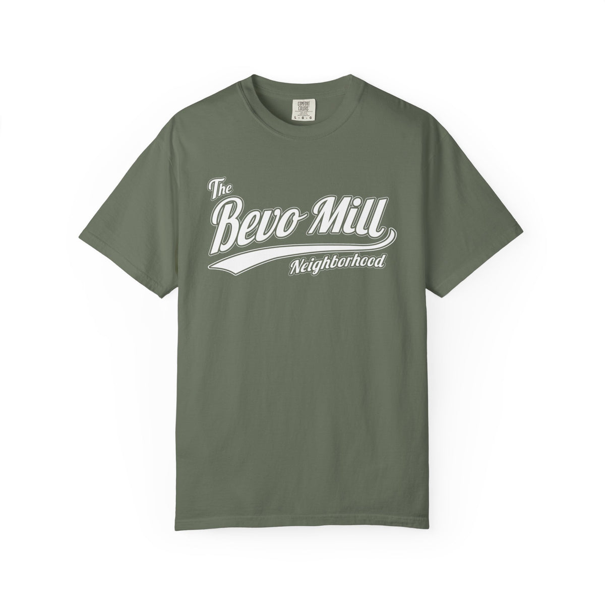 Bevo Mill Neighborhood T-Shirt — Vintage Script Local Pride Tee