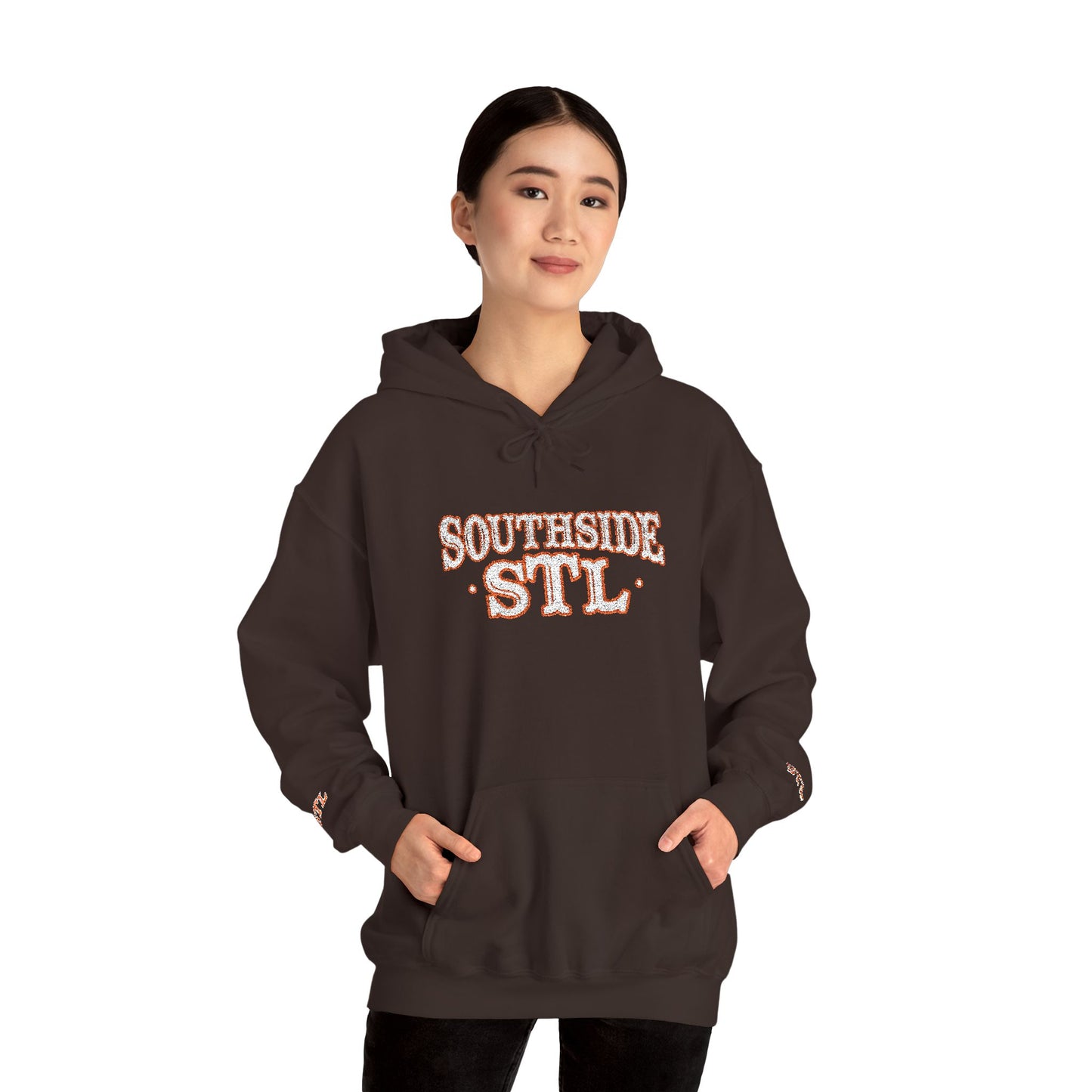 Embroidered Hoodie - Southside STL Design Printify