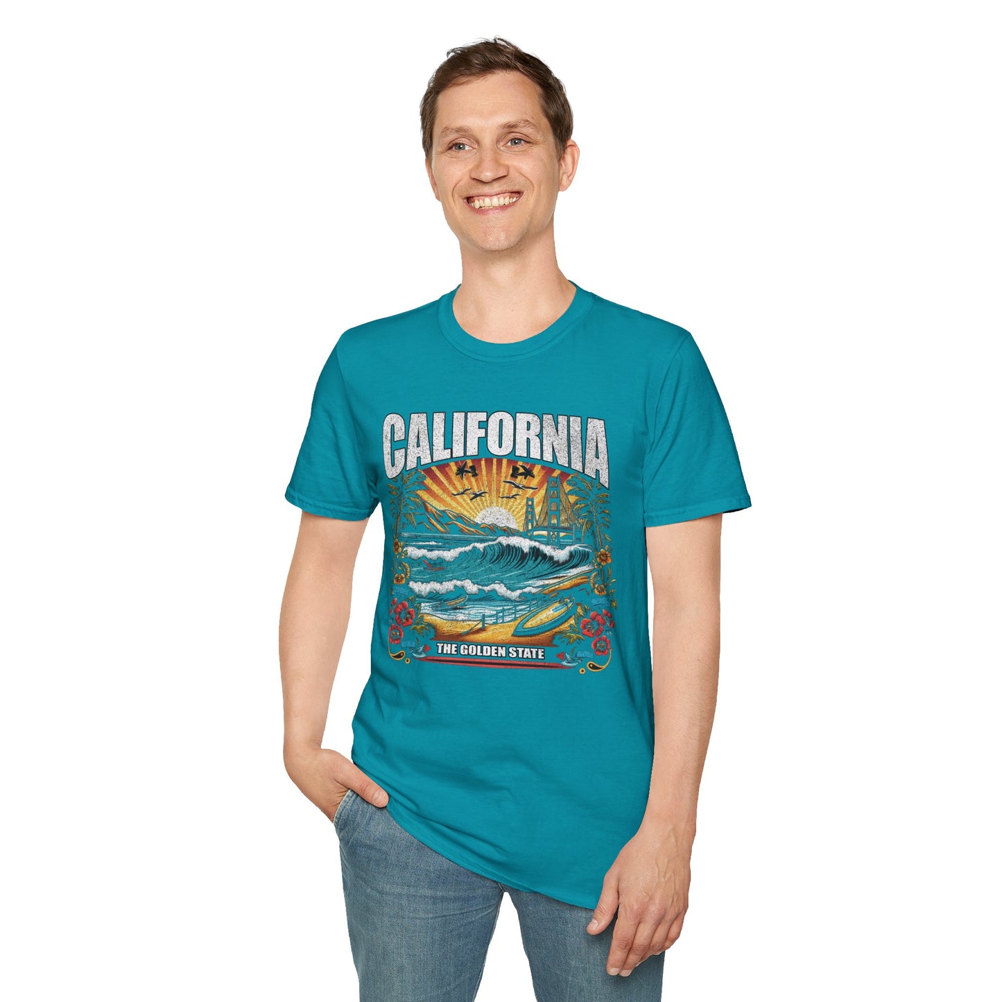 California The Golden State Graphic Tee