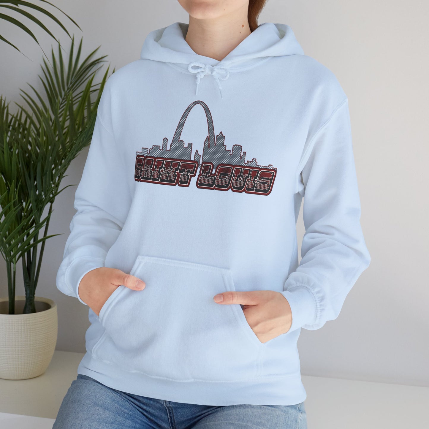 Saint Louis Graphic Hoodie - Unisex Sweatshirt Printify