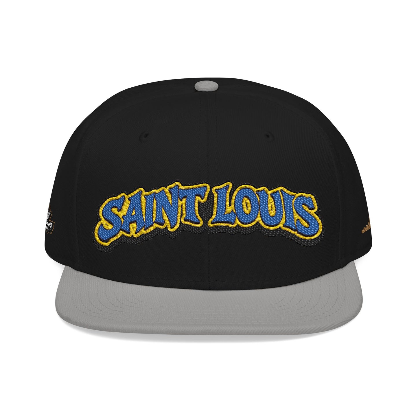 St. Louis Embroidered Snapback Hat — Retro Script Logo Cap