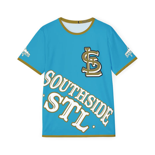 Southside STL All Over Print Sport Jersey (Turquoise)– Gold Skyline Edition