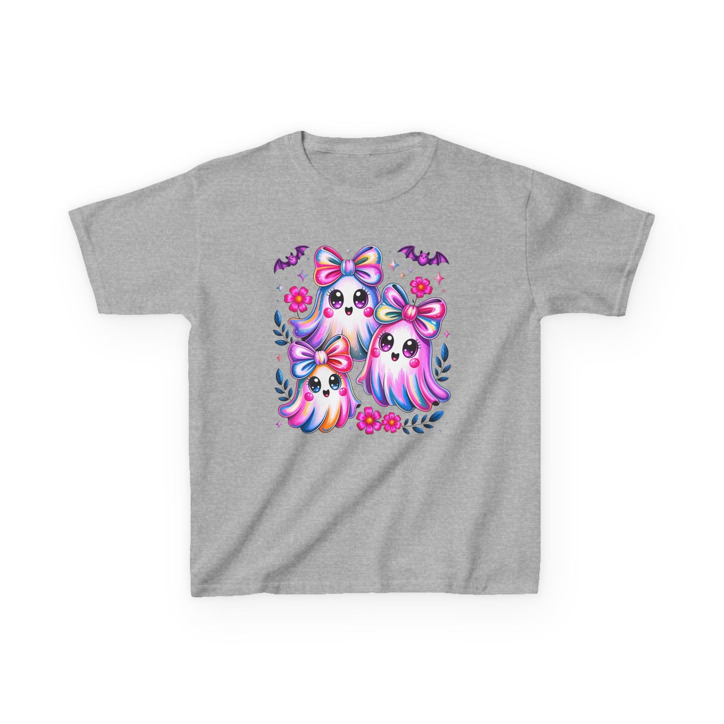 Kids Cute Colorful Ghost Tee