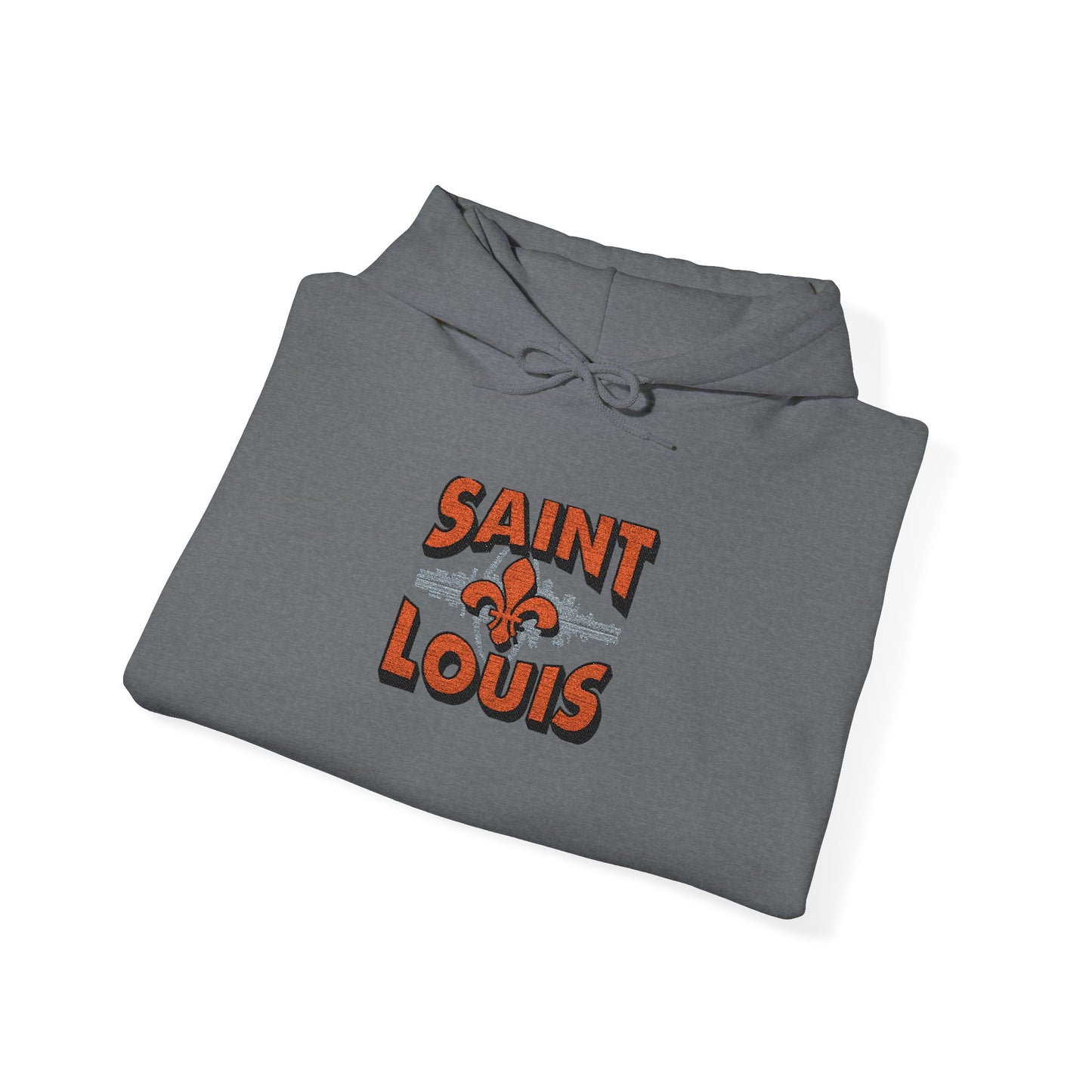 Saint Louis City Skyline Embroidered Hoodie