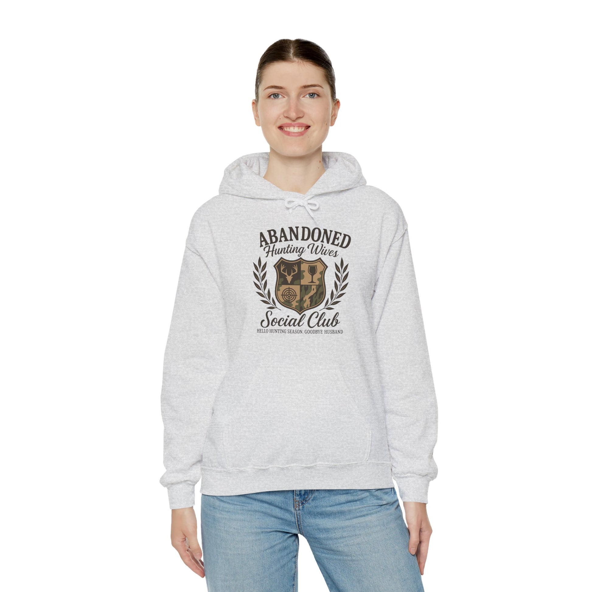 Abandoned Hunters Wives Social Club Hoodie Printify