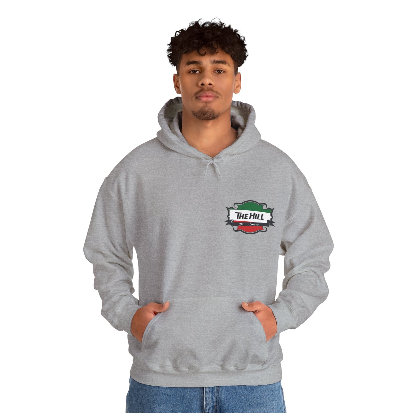 The Hill St. Louis Front & Back Hoodie Printify