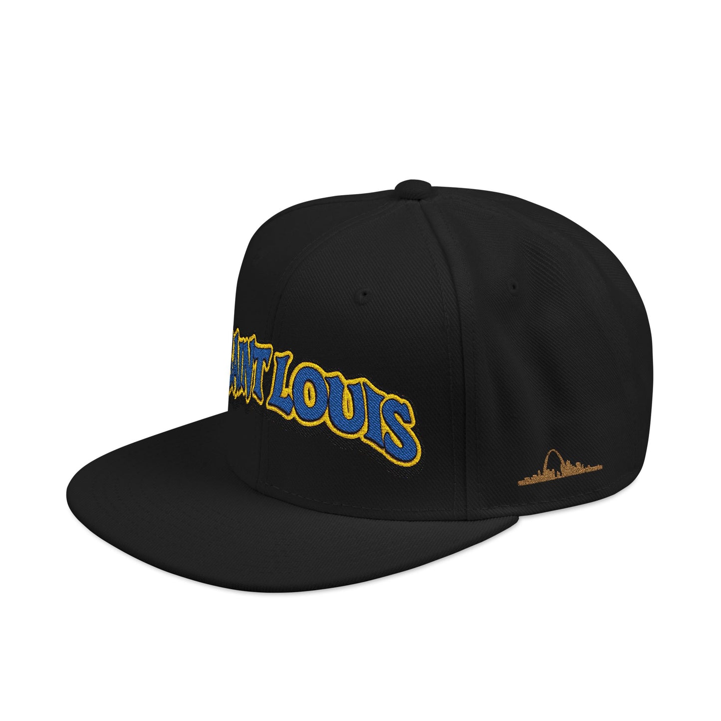 St. Louis Embroidered Snapback Hat — Retro Script Logo Cap
