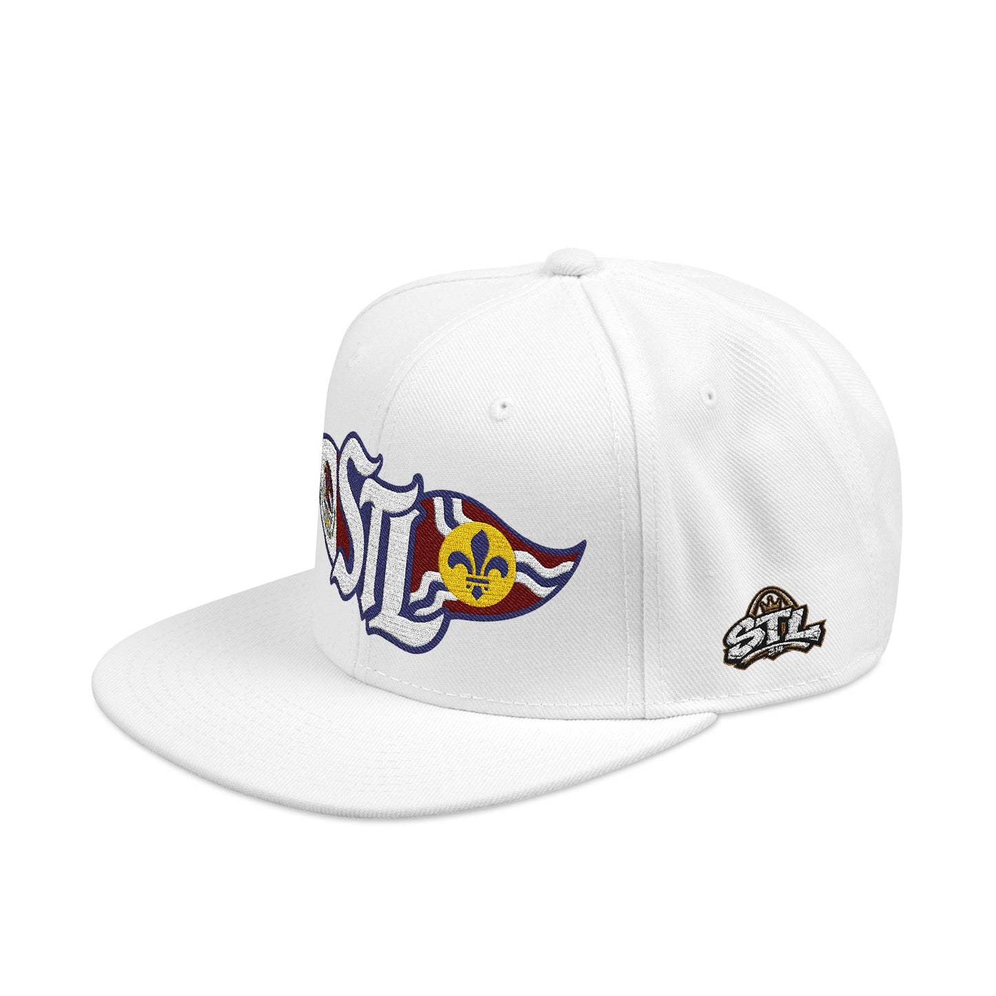 STL Logo Hat | Otto 125‑978 | Mexico Flag & St. Louis Flag | Embroidered Baseball Cap | Local Pride Apparel