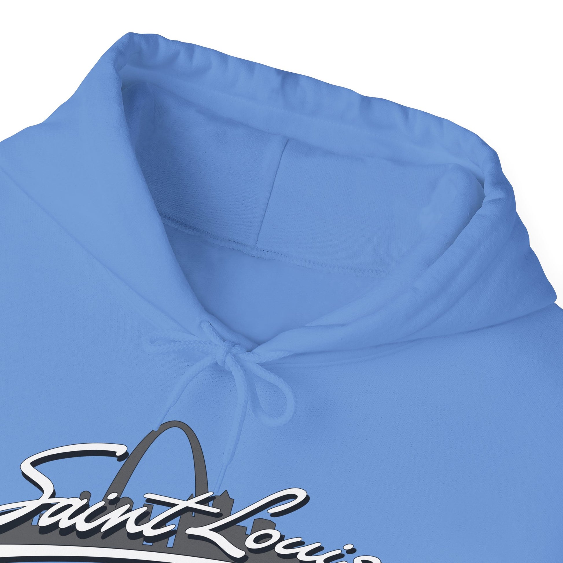 Saint Louis Graphic Hooded Sweatshirt Printify