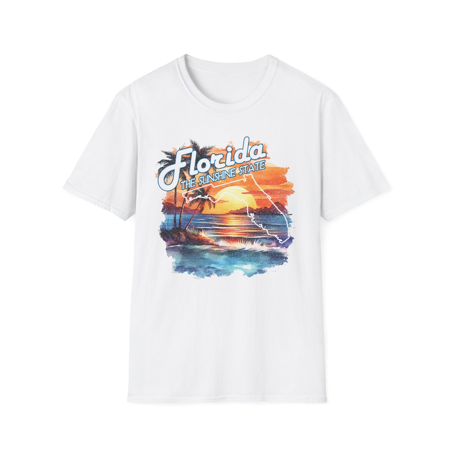 Florida Sunshine State T-Shirt - Unisex Softstyle