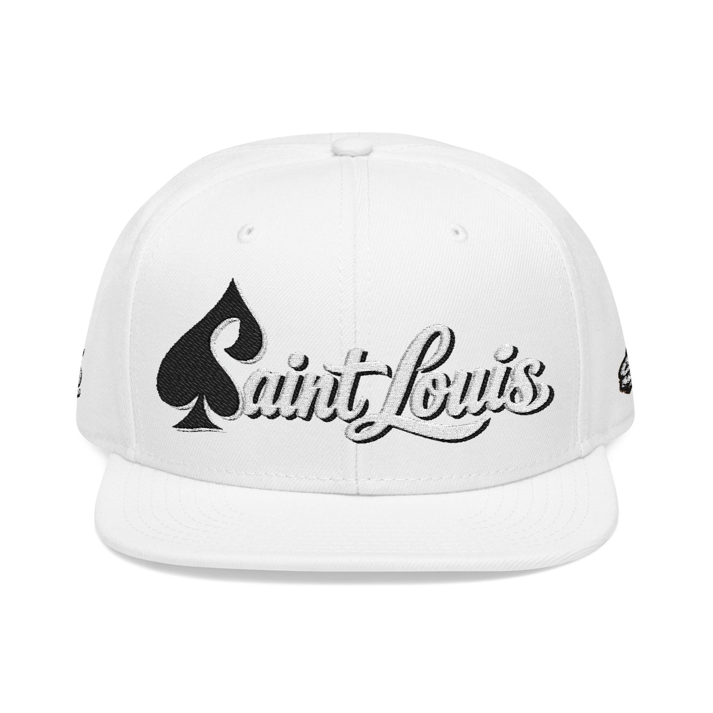 Embroidered 'Saint Louis' Snapback Hat
