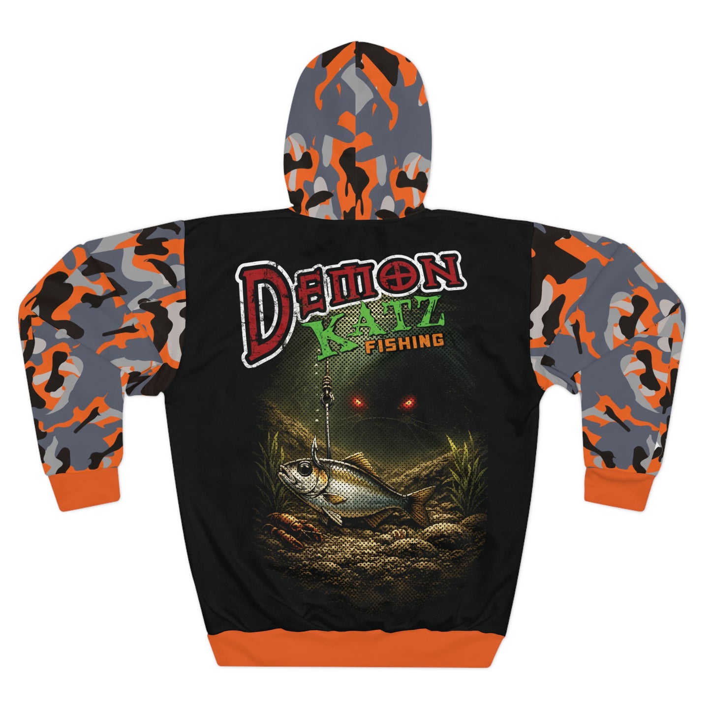 Fishing Hoodie - Demon Katz Camo Pullover