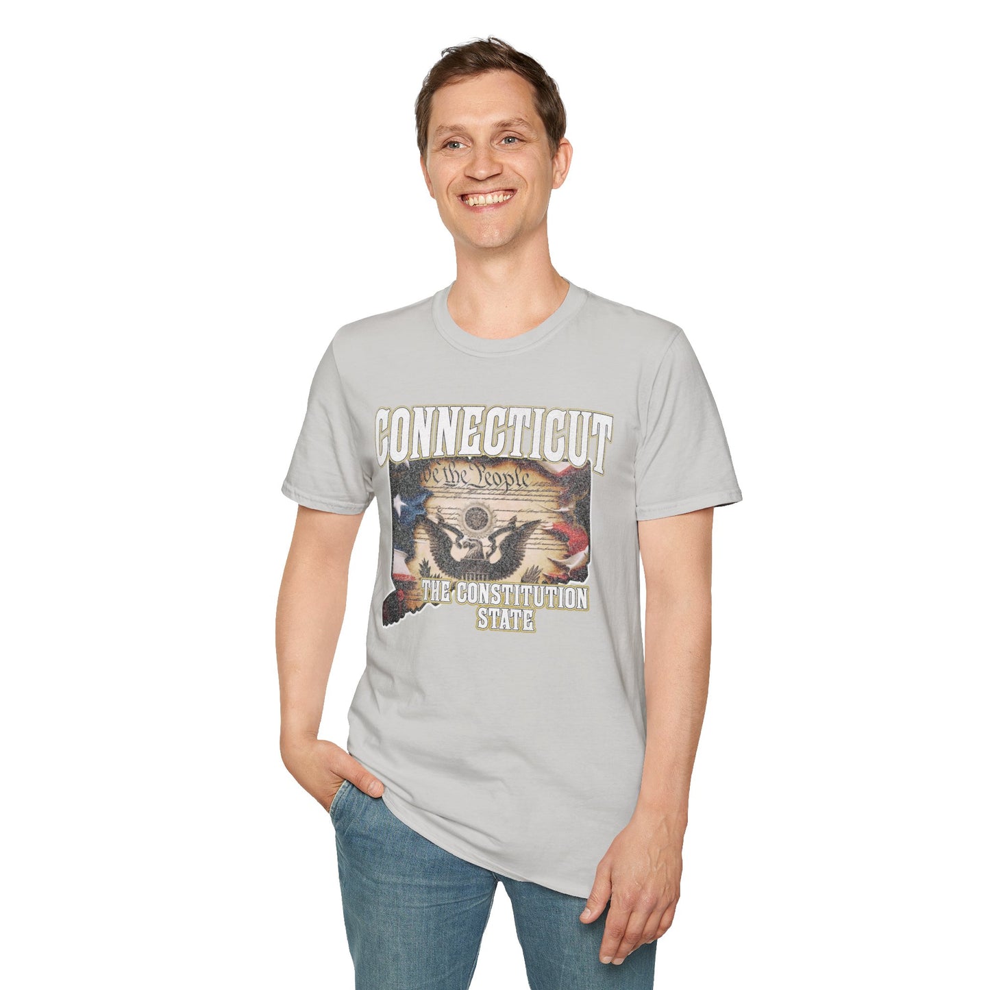 Connecticut The Constitution State Unisex Soft style T-Shirt