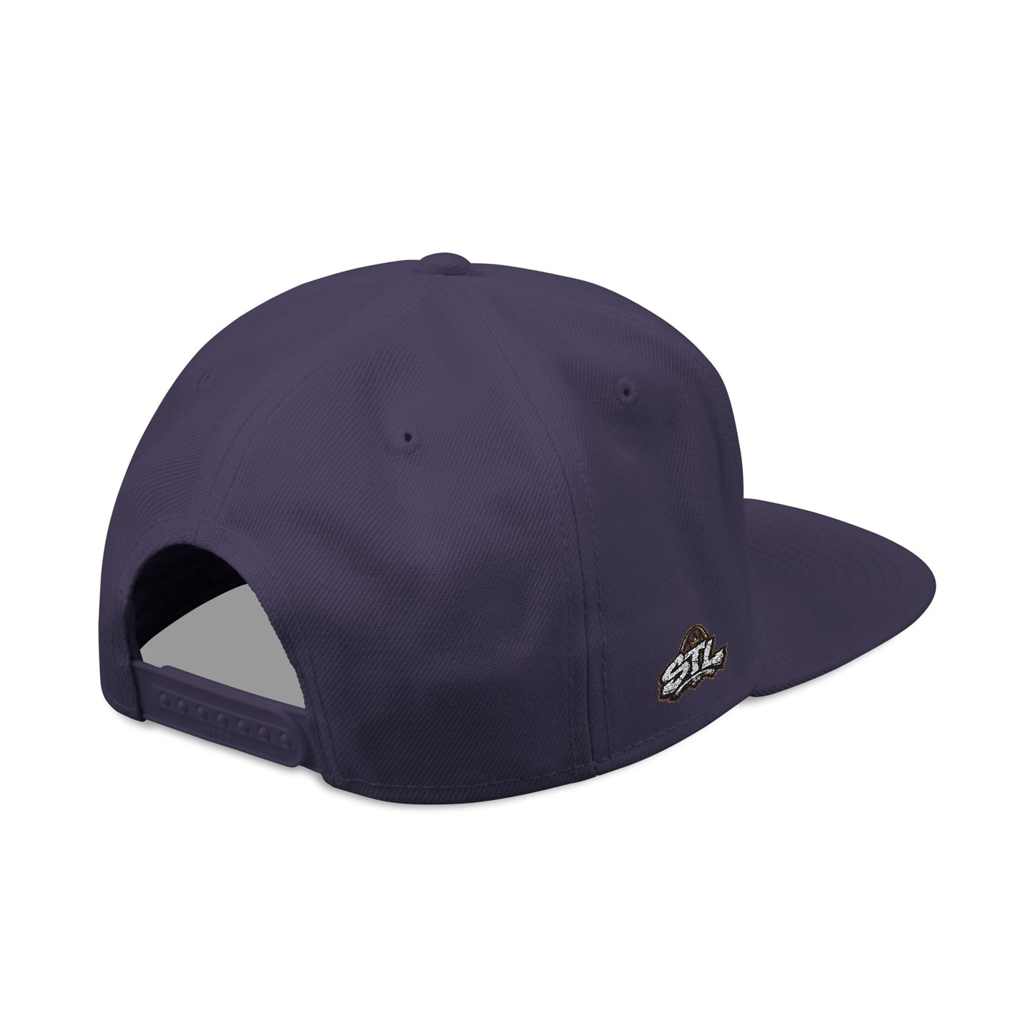 St. Louis Embroidered Snapback Hat — Retro Script Logo Cap