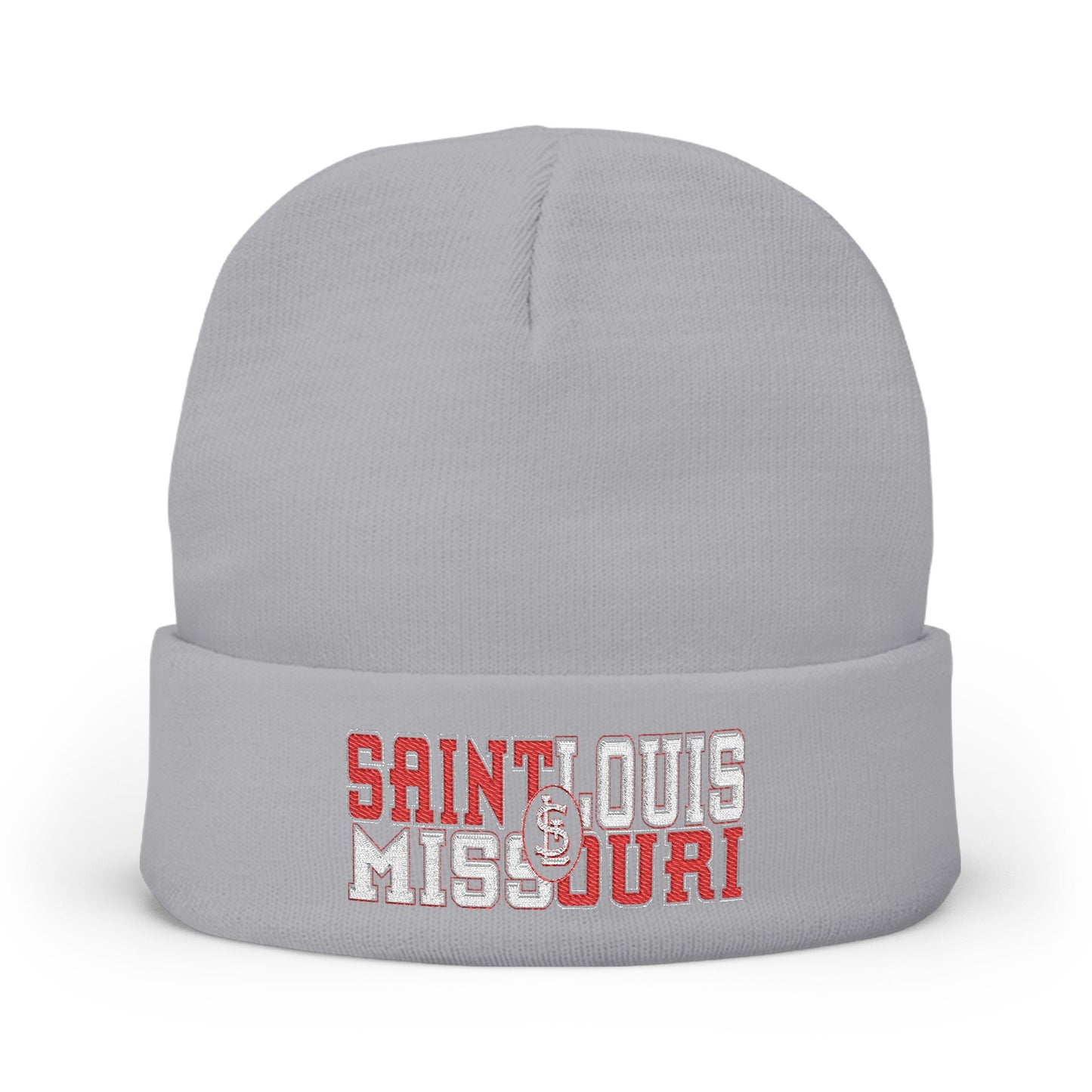 Beanie Hat - Saint Louis Missouri Split Color Design