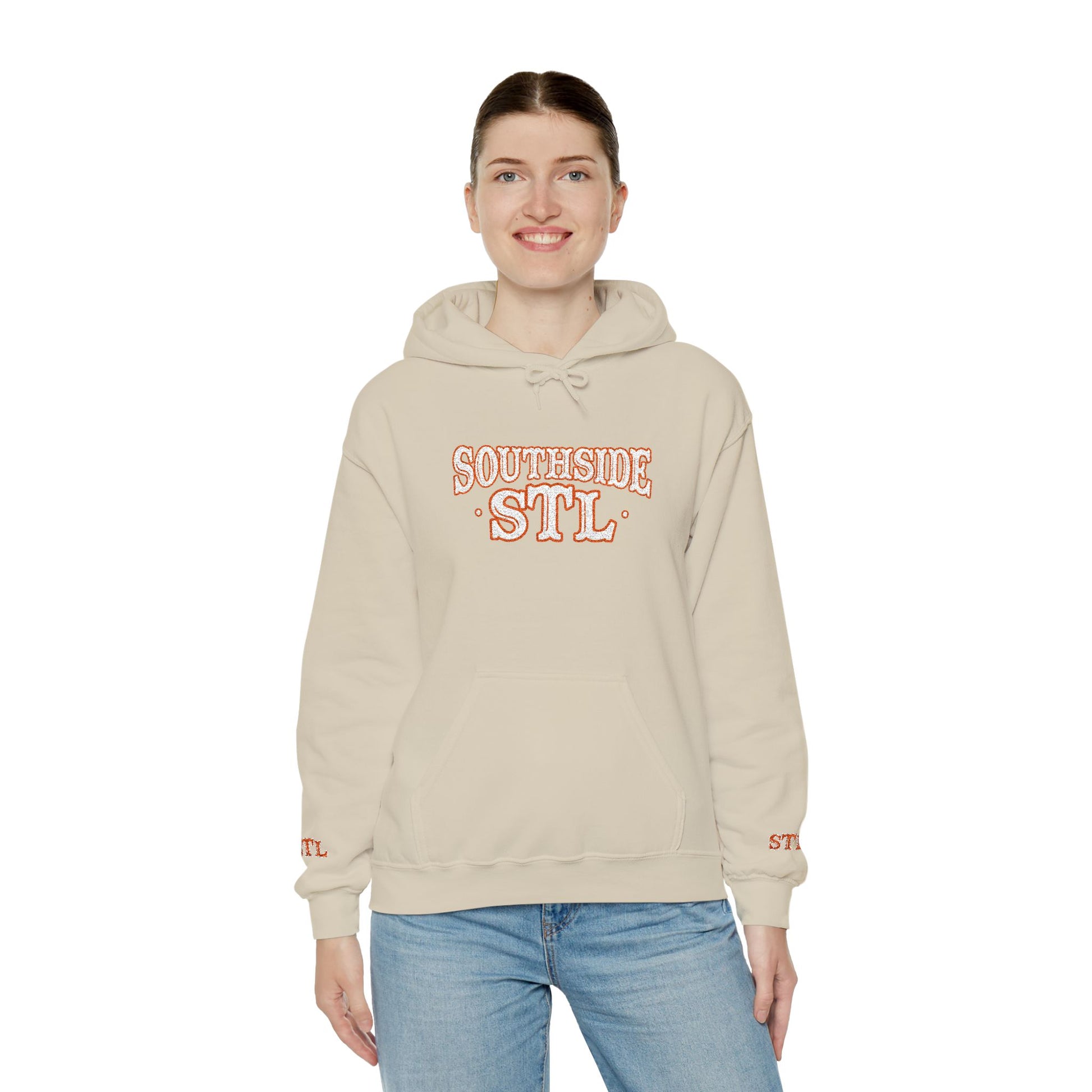 Embroidered Hoodie - Southside STL Design Printify