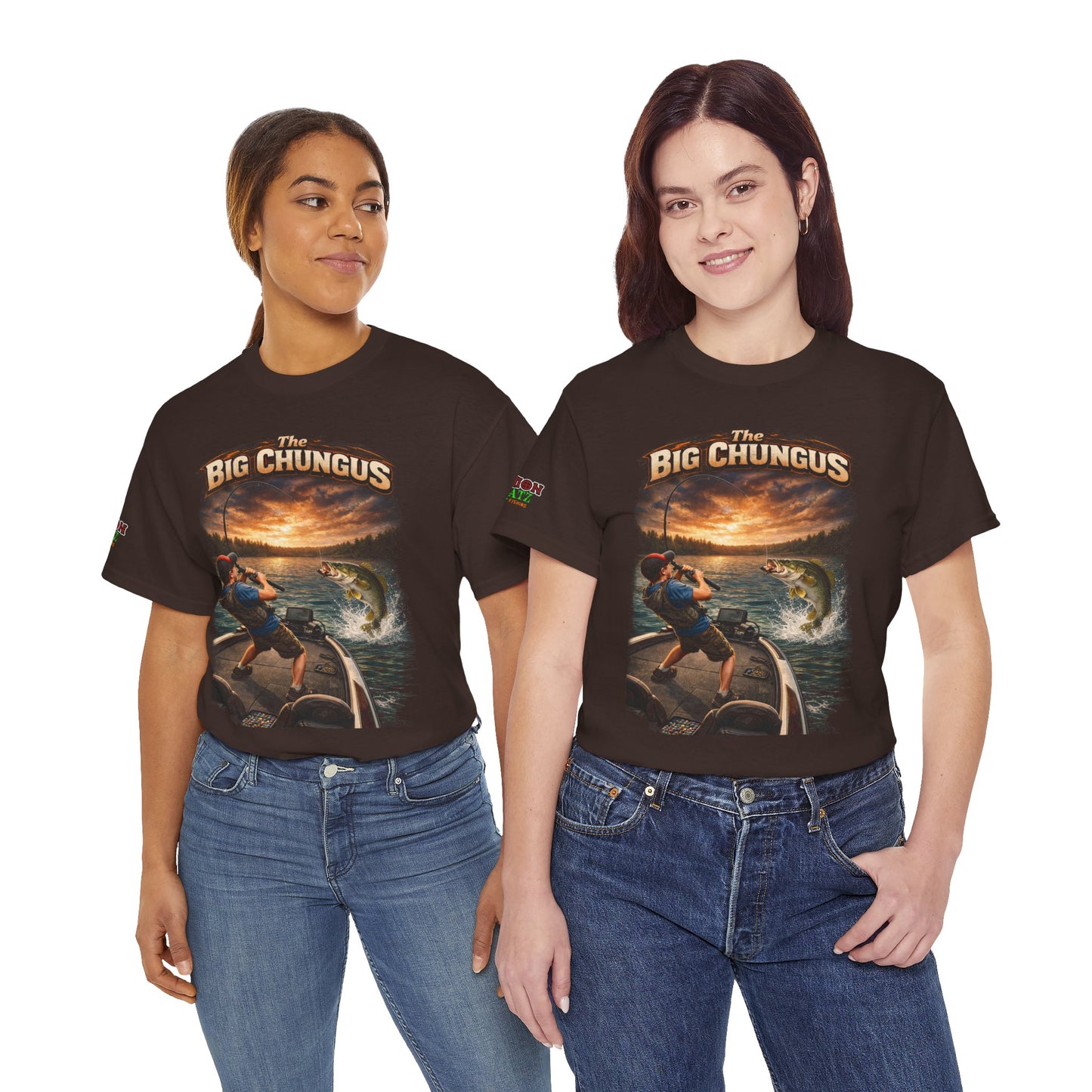 Big Chungus Fishing Tee — Funny Retro Fishing Graphic T‑Shirt