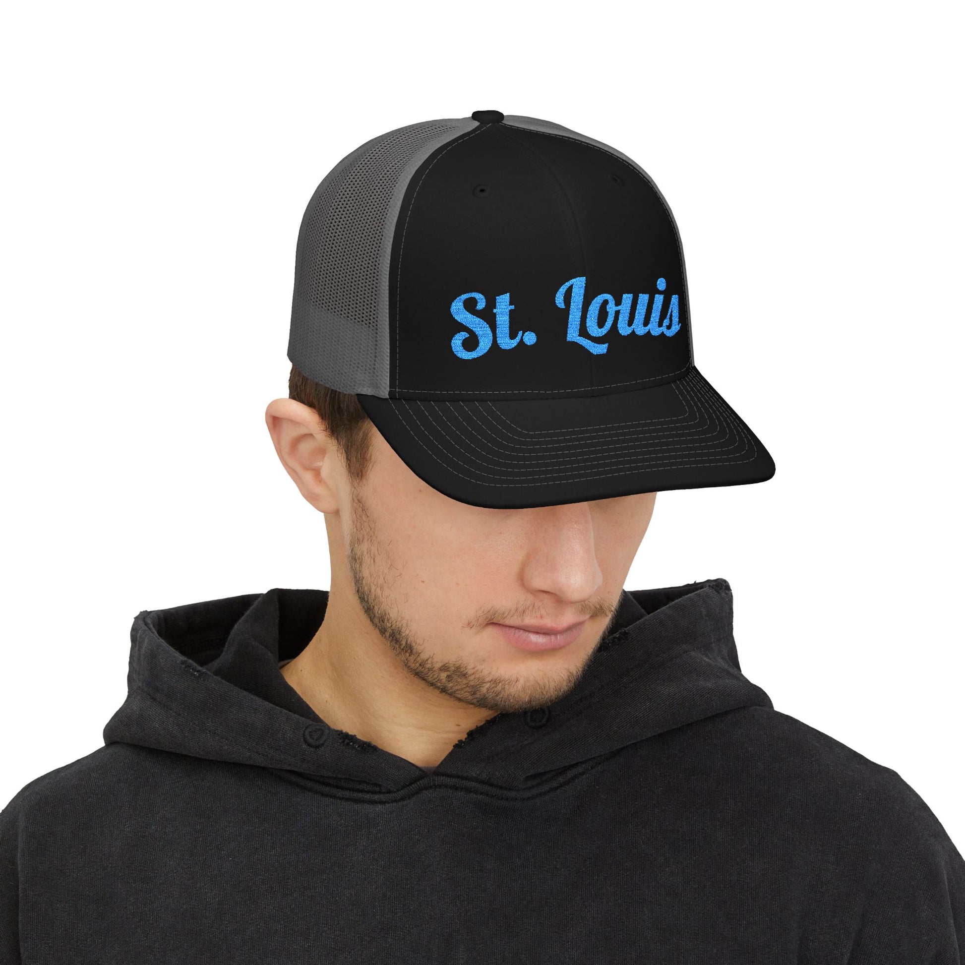 Snapback Trucker Cap- Saint Louis theme Printify