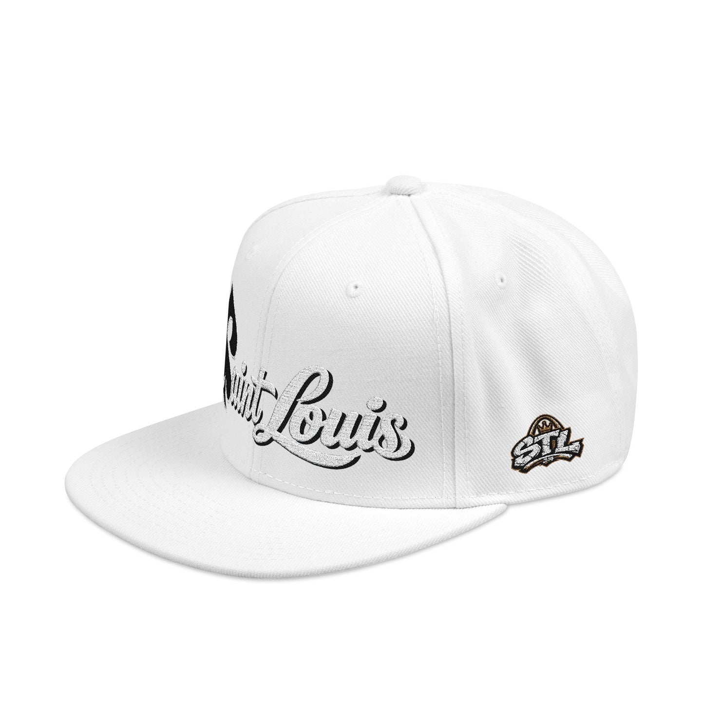 Embroidered 'Saint Louis' Snapback Hat