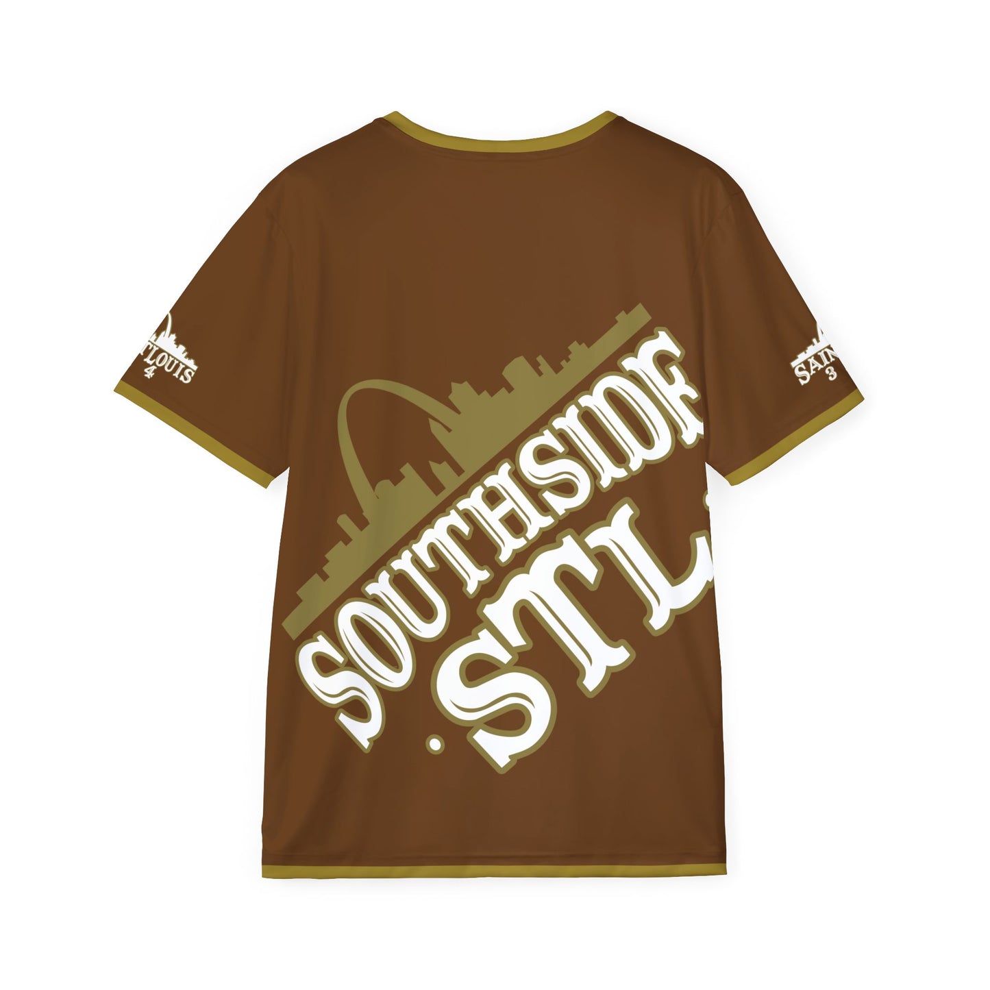 Southside STL All Over Print Sport Jersey(Brown) – Gold Skyline Edition