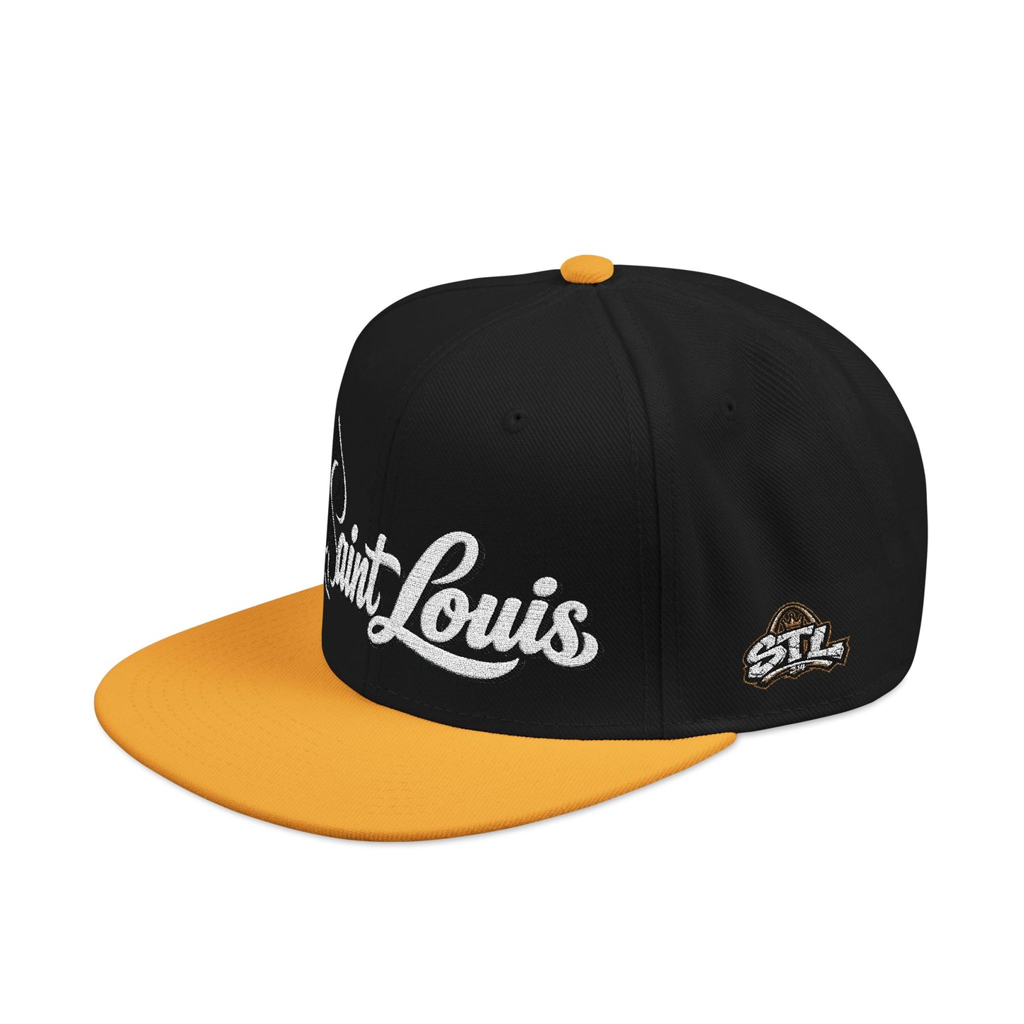 Embroidered 'Saint Louis' Snapback Hat