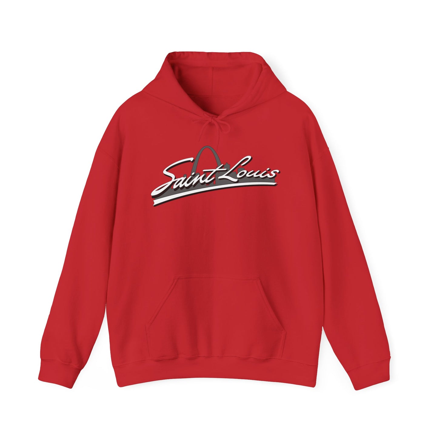 Saint Louis Graphic Hooded Sweatshirt Printify