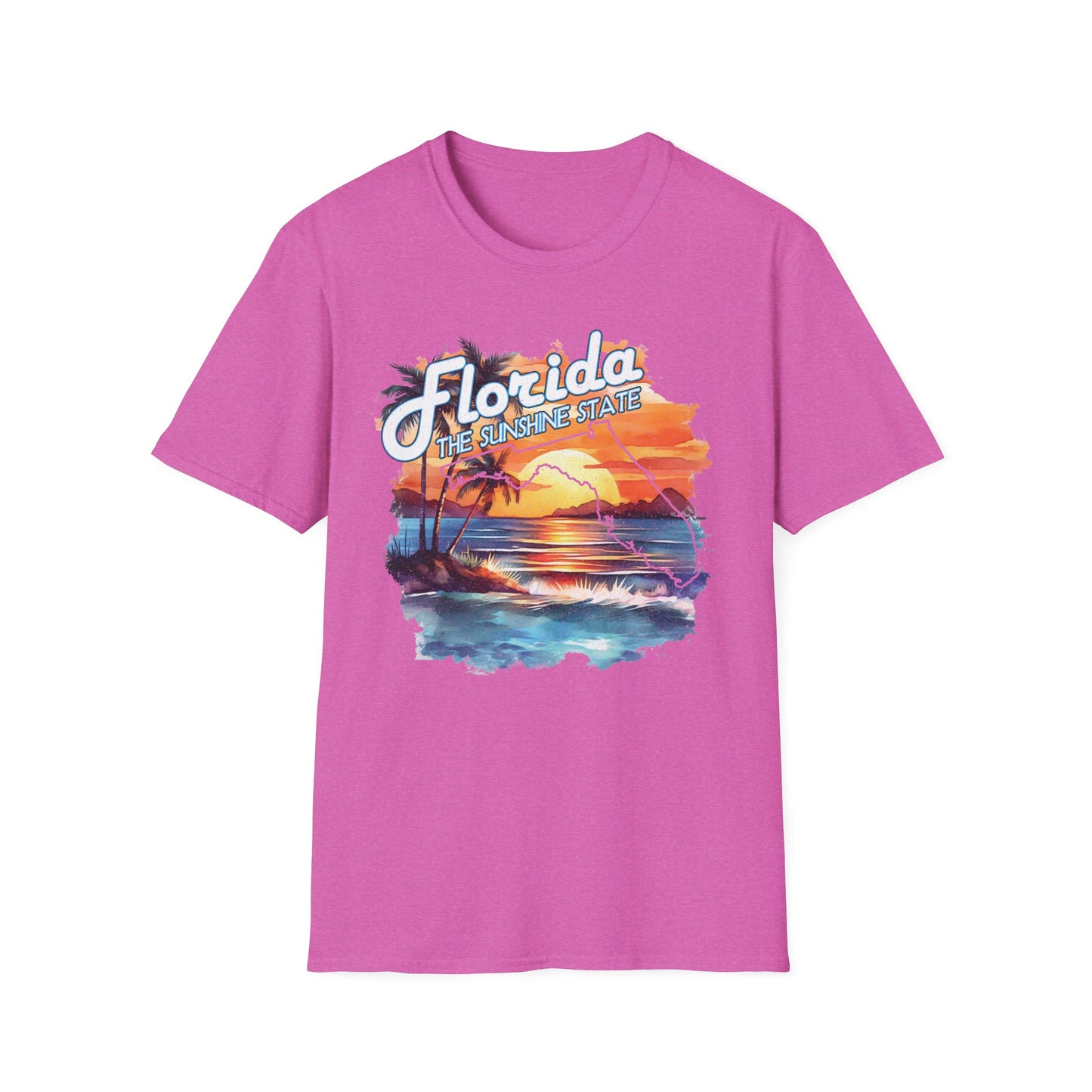 Florida Sunshine State T-Shirt - Unisex Softstyle