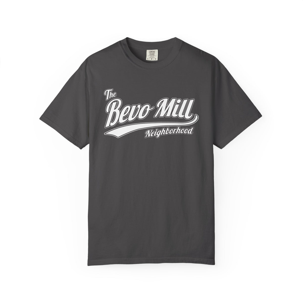 Bevo Mill Neighborhood T-Shirt — Vintage Script Local Pride Tee