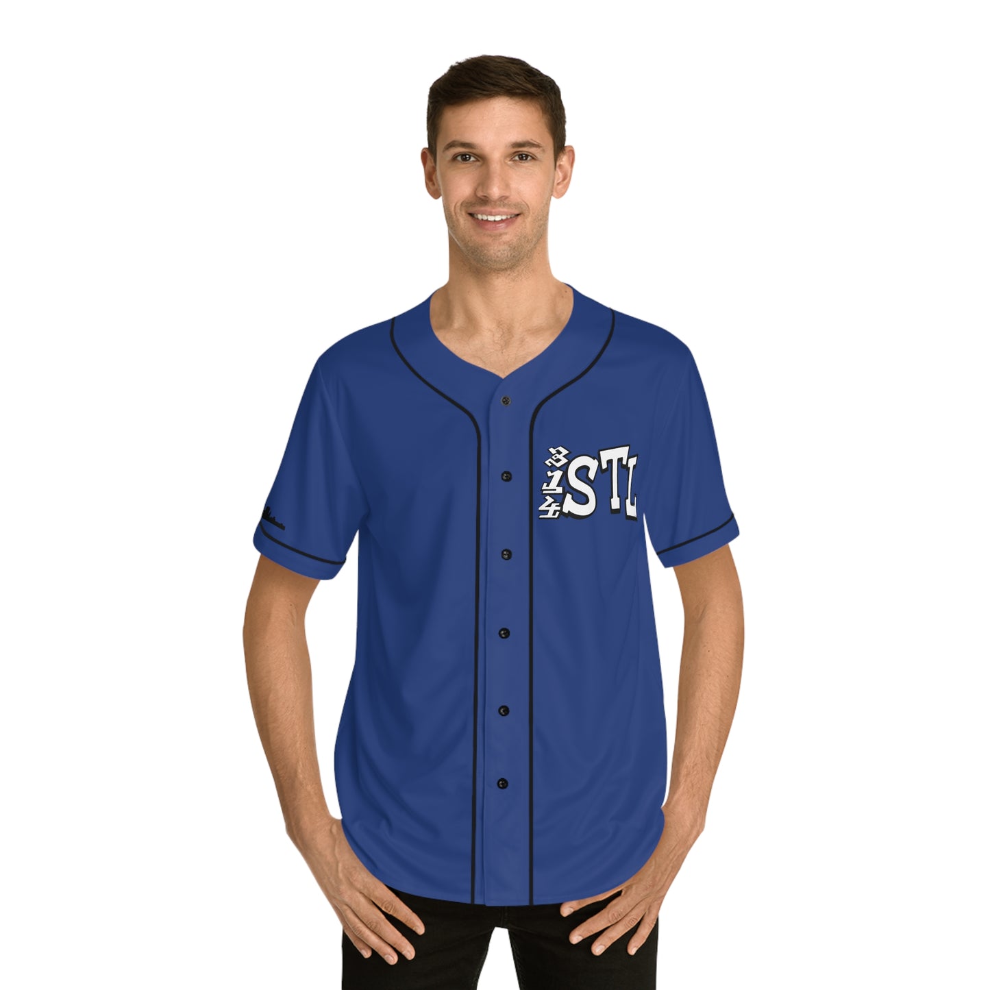 Men's Baseball Jersey with 314 STL Logo