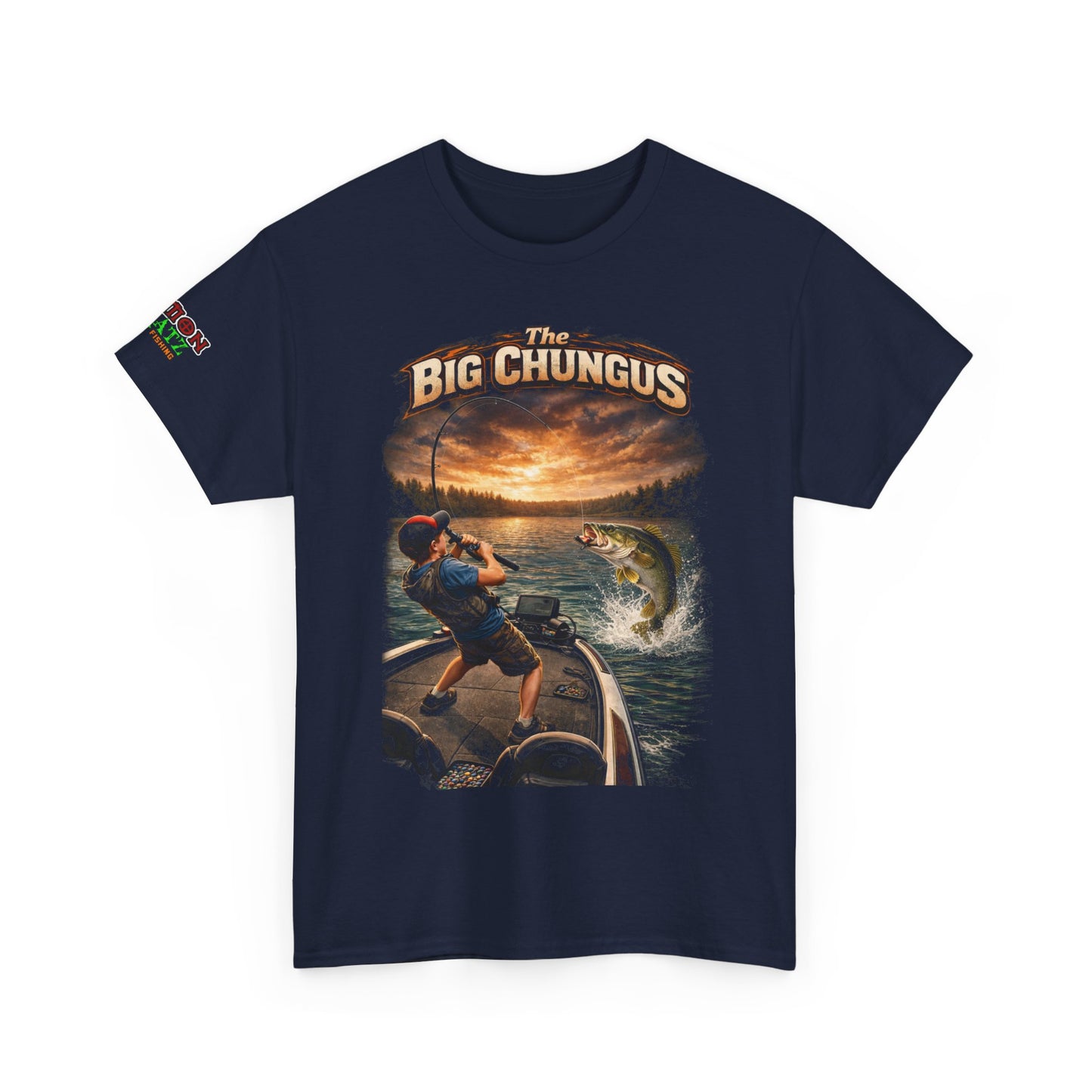Big Chungus Fishing Tee — Funny Retro Fishing Graphic T‑Shirt
