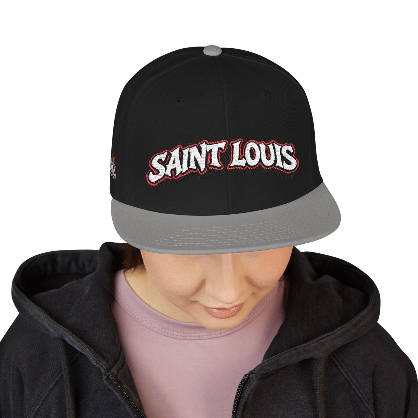 Snapback Hat — ‘St. Louis’ Embroidered Streetwear Cap