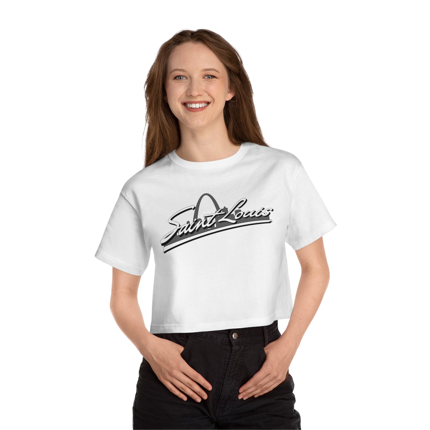Saint Louis Graphic Women's Heritage Cropped T-Shirt