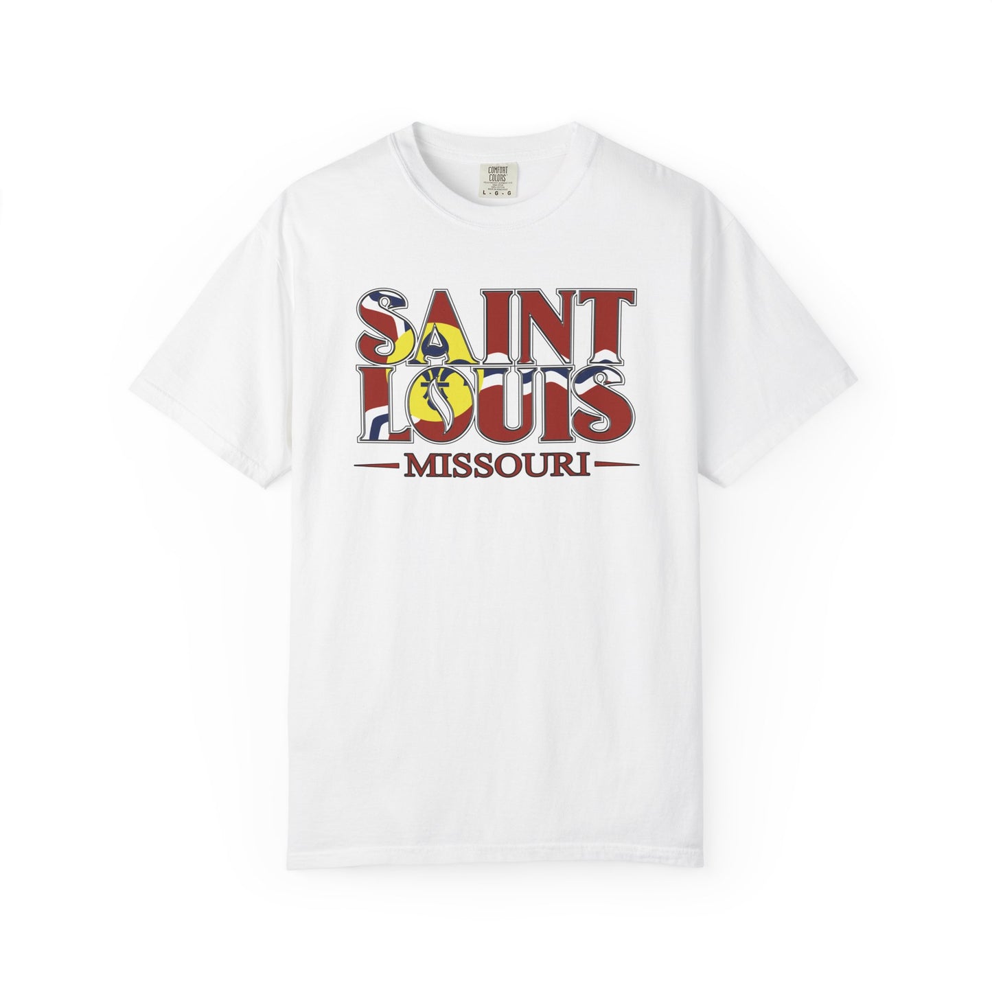 Saint Louis Missouri T-Shirt — Vintage St. Louis Flag Graphic Tee
