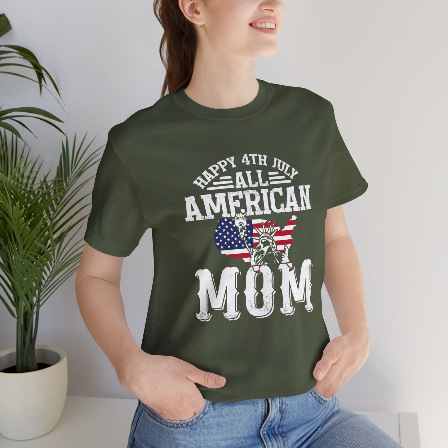 All American Mom 4th of July Tee