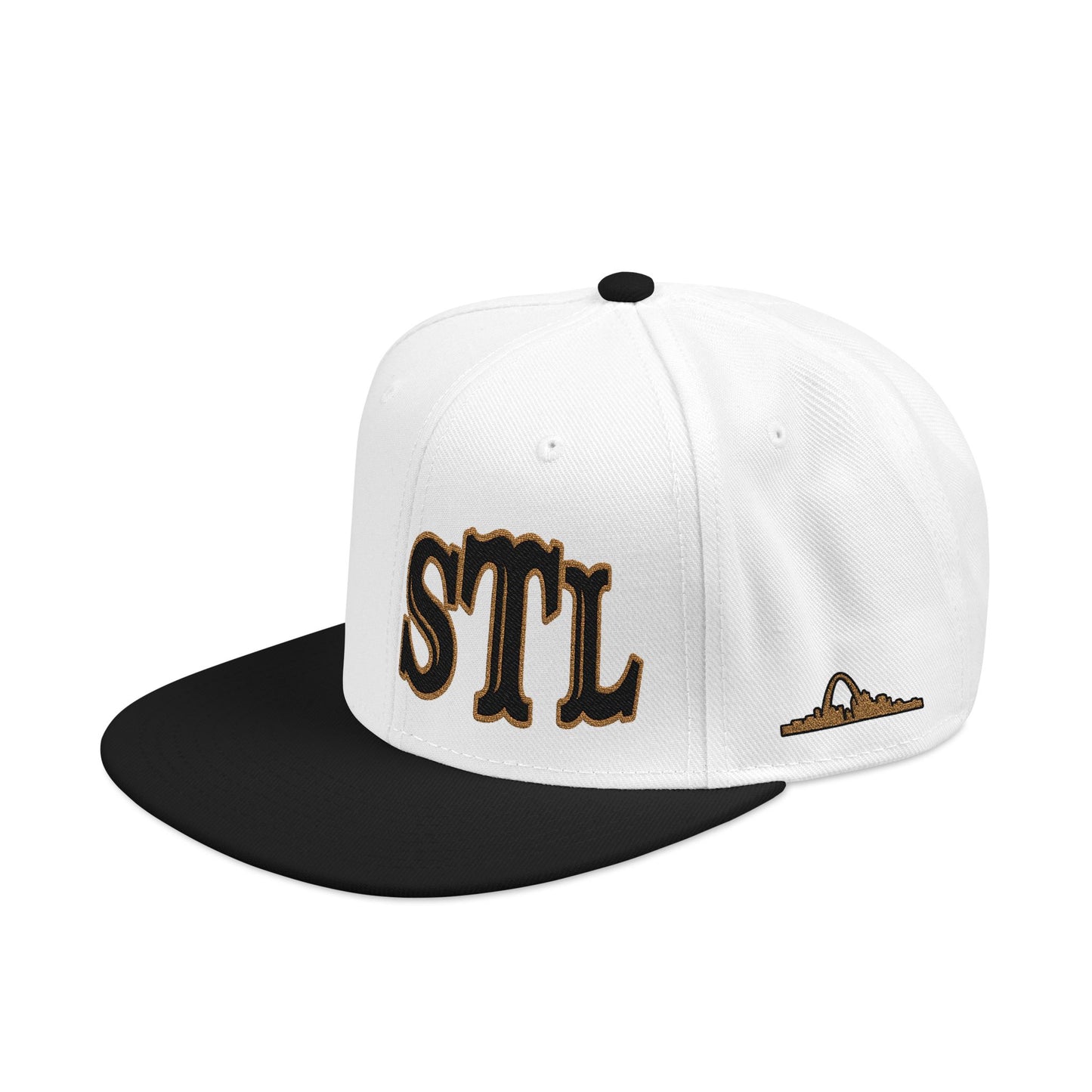 STL Black Gold Edition Embroidered Snapback Hat