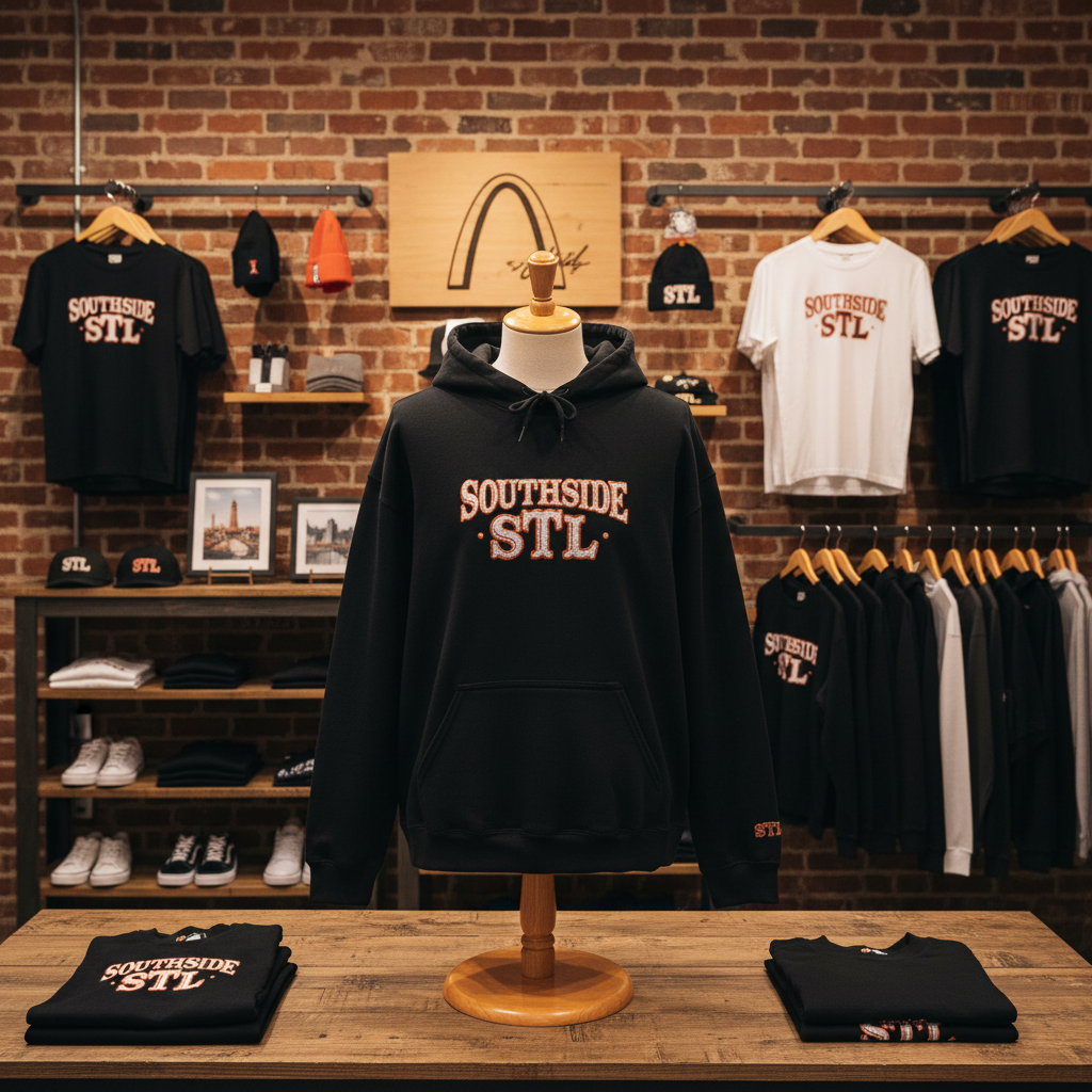 Embroidered Hoodie - Southside STL Design