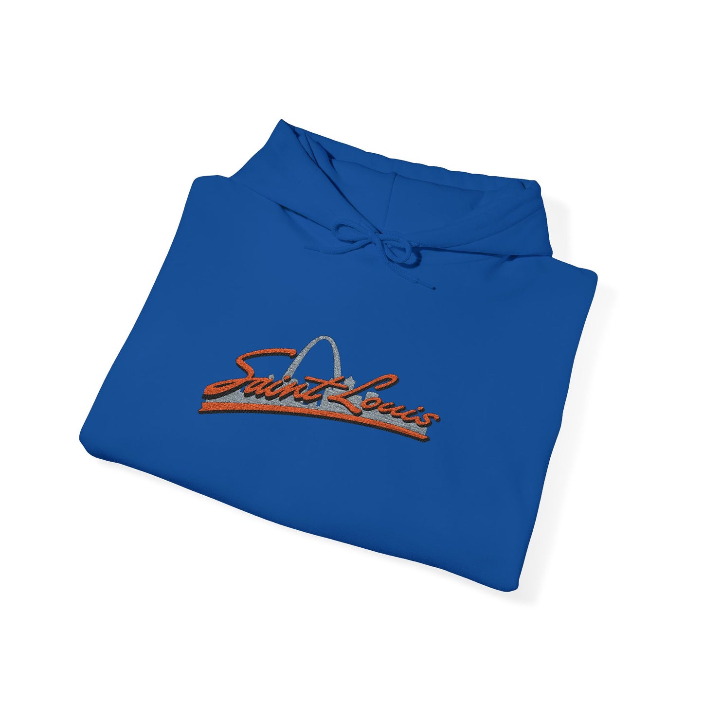 Saint Louis Embroidered Hoodie — Classic City Logo Sweatshirt