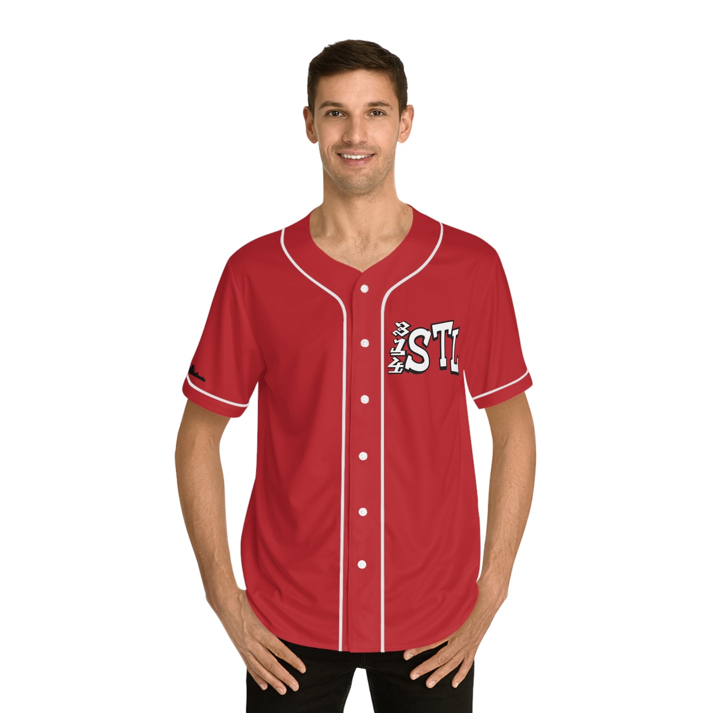 Men's Baseball Jersey with 314 STL Logo