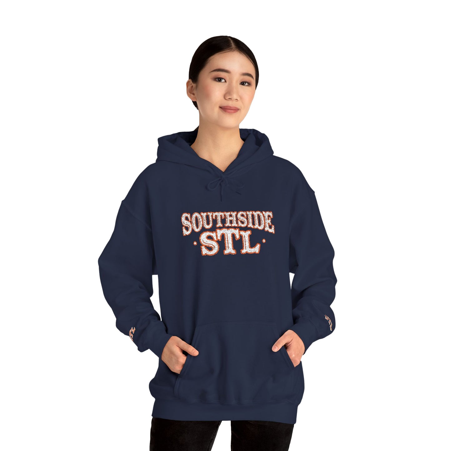 Embroidered Hoodie - Southside STL Design Printify
