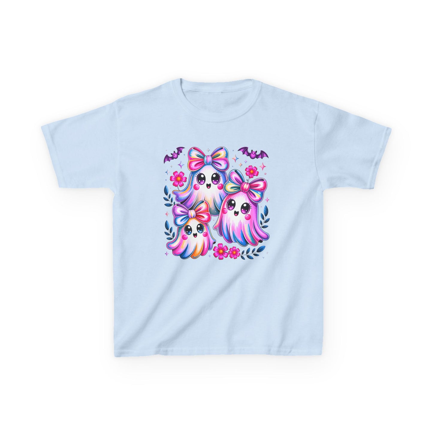 Kids Cute Colorful Ghost Tee