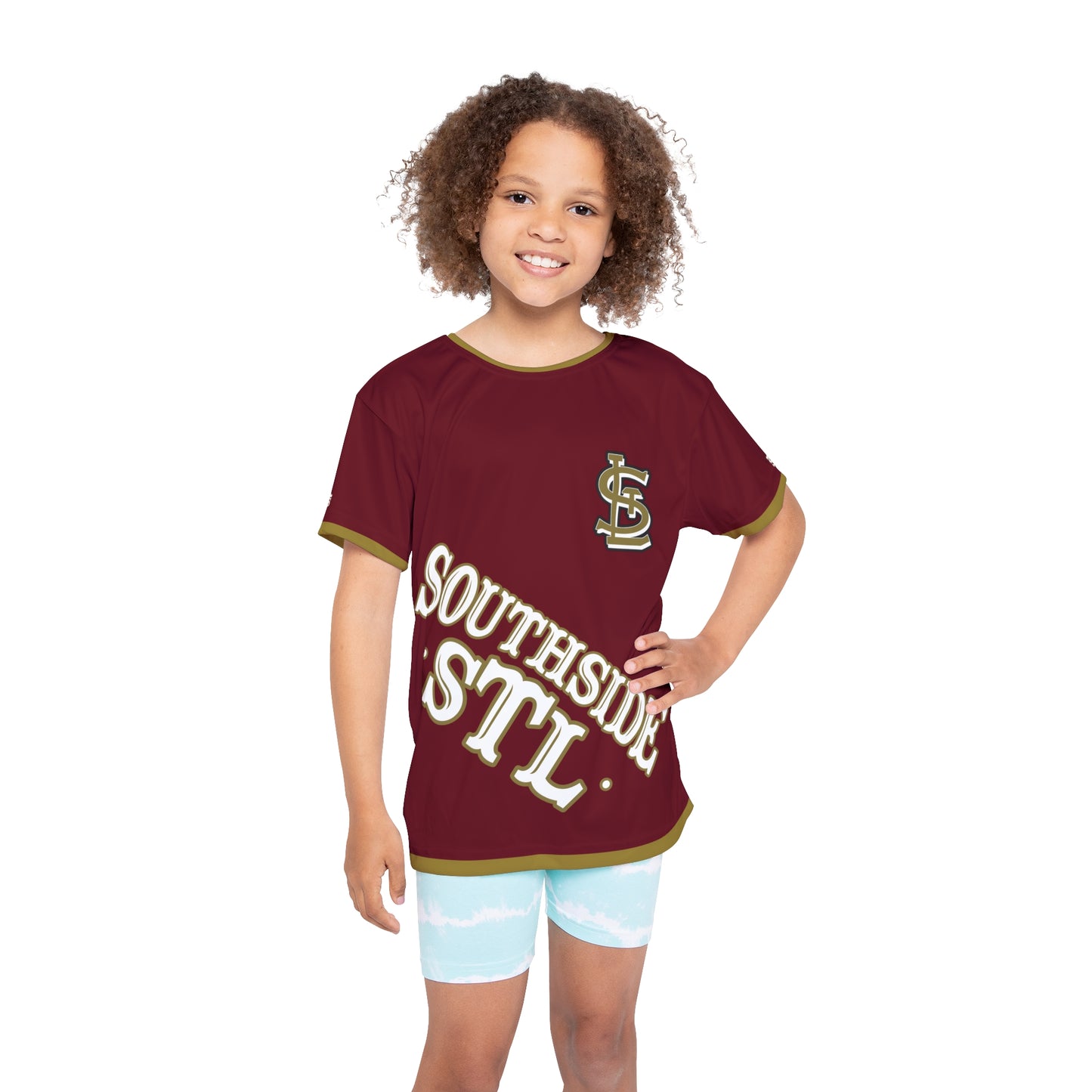 Copy of Southside STL All Over Print Sport Jersey (Burgundy)– Gold Skyline Edition